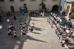 Volkstanz-Flashmob im Landhaushof © LT-Stmk/Zehetner